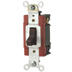 EATON CROUSE-HINDS AH1221B, SW TOGGLE SP 20A 120/277V AUTOGRD B&S BR